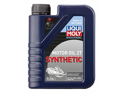 Масло моторное Liqui Moly для 2-х такт. снегоходов Snowmobil Motoroil 2T Synthetic L-EGD - 1 л. (Синтетика) (2382)