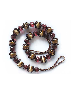 Подхват «Ажурный, с бусинкой»