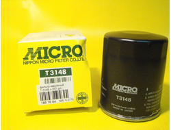 Фильтр масляный MICRO T3148 (Nissan Sunny/Bluebird/Primera 1.6-2.0 86>/Almera 1.4-2.0 95>)