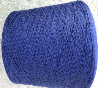 WOOLCOT , 2/30 , 1500 м /100 гр , 85% хлопок, 15 % меринос , MEDIEVAL BLUE