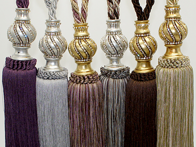 Арт. 2014-6 NEW. Средняя кисть со стразами, 86 см