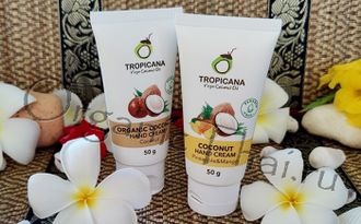 Кокосовый крем для рук "Tropicana" virgin coconut oil, 50 гр - купить