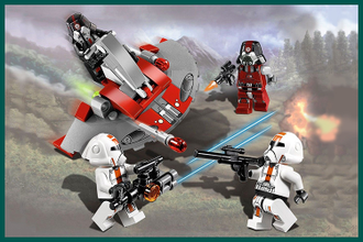 # 75001 Солдаты Республики против Воинов Ситхов (Боевой комплект 2013) / Republic Troopers vs. Sith Troopers Battle Pack 2013