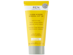 REN Clean Screen Mineral SPF30 - Солнцезащитный матирующий крем для лица