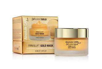 Золотая подтягивающая лифтинг маска 24 Карата для лица Firm & Lift Gold Mask 24 Karat gold Absolute Care