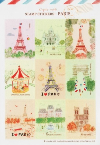 Наклейки "Paris"