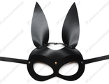 Кожаная маска Lacy Shy Bunny черный