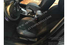 Чехлы Автопилот из экокожи и алькантары (черный+черный) на Mazda 3 sd (2010-2014)