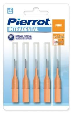 Ершики межзубные 1,2 мм, оранжевые, Fine Interdental, Pierrot, 5 шт.