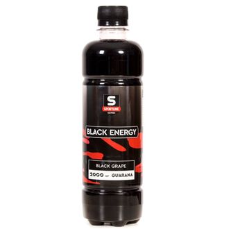 Энергетический напиток Black Energy 2000 mg Guarana (500 мл) SportLine черный виноград