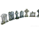 Tombstones (painted)