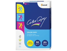 Бумага COLOR COPY, А4, 90 г/м2, 500 л., для полноцветной лазерной печати, А++, Австрия, 161% (CIE) 110707