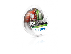 Лампа PHILIPS H7 LongerLife Ecovision 12V 55W 2 шт.