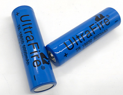 Аккумулятор UltraFire, тип 18650, 8800 mAh,3,7V (вес 36гр, факт.1200 mAh)