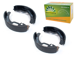 Колодки тормозные 1118 Калина 2170 Priora с ABS задние BESTPARTS BP001314