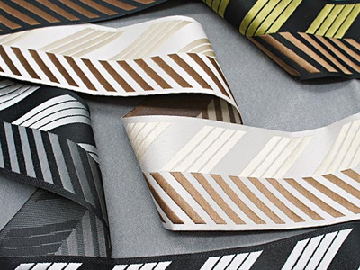 Арт. 70033, серия Elegante. Бордюр текстильнй для штор