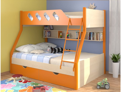 Кровать детская двухъярусная  Дельта-20.02   (цвета в ассортименте)  0,9м/1,2м