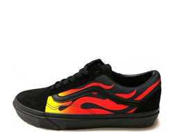 Кеды Vans Old School Flame Black (36-44) Арт-1969