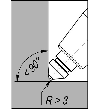 алмазный выглаживатель угловой ST-7, cogsdill, baublies, diamond burnishing tool plastic deformation