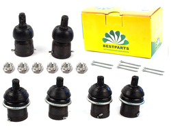 Шарниры рулевые Волга BESTPARTS + пыльники и метизы 6шт BP002030