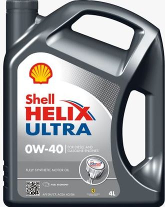 SHELL Helix Ultra 0W40 син.мот.масло 4л