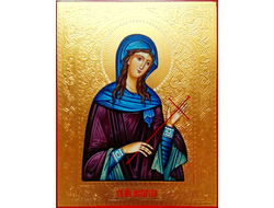 Маргарита (Марина) Антиохийская, святая великомученица. Рукописная икона.