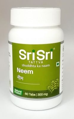 Ним при кожных заболеваниях (Neem) Shri Shri Ayurveda, 60 таб.