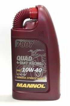 08063еб (7807) Масло моторное MANNOL 4-Takt Racing Quad 10W-40 1 л. синтетическое для квадроциклов