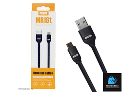 Кабель USB MRM MR18t  Type-C 1000mm (black)