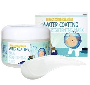 Elizavecca Маска для лица Ночная Увлажнение Water Coating Aqua Brightening Mask, 100 мл. 904131