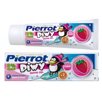 Детская зубная паста-гель с клубникой Piwy Strawberry Gel, Pierrot, 75 мл.