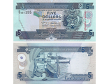 Соломоновы Острова 5 долларов 2006 г.
