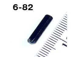Турмалин натуральный (необработанный) Пакистан №6-82: шерл - 0,4г - 15*4*2мм