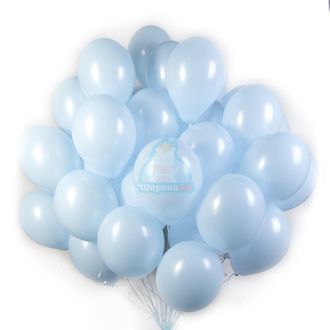 Облако голубых шариков 50 штук