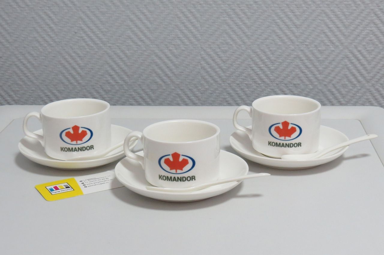 Чайные пары с логотипом компании