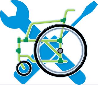 Ремонт инвалидных колясок и других средств реабилитации