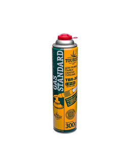 Газ баллон "STANDART TOURIST" для портативных приборов - резьбовой (TBR-300)