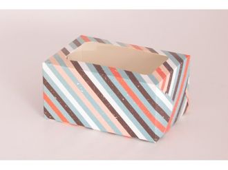 Коробка на 2 кекса (17*11,5*8,5 см), винтаж