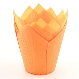 Бумажные формы Тюльпаны Оранжевые, 50*80 мм, 10 шт