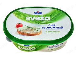 Сыр Творожный воздушный с зеленью 60%, 150 г. Савушкин