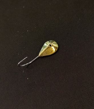Мормышка паяная Глазок золото. вес.0.25 gr.14mm. d-2.5mm. купить