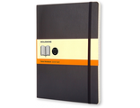 Записная книжка "Classic Soft" (в линейку), ХLarge, черная