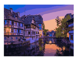 4690591065265  Картина по номерам   Рх-047,  &quot;Страсбург&quot; 30*40 см холст на подрамнике