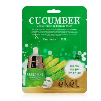 EKEL Маска тканевая Огуречная ydrating Essence Mask Cucumber, 1 шт. 538778
