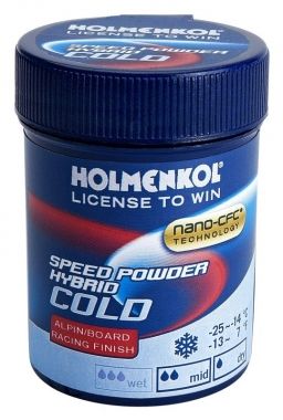 Пудра-ускоритель Holmenkol HYBRID Speed Powder на сухой холодный снег -14 -25°С 24335