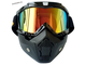 Очки GXT с маской для мотокросса, снегохода, эндуро, ATV, сноуборда, цветная линза
