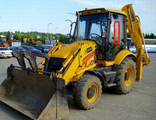 Стекло дверное левое (закалённое) для экскаватора-погрузчика JCB 3CX - 4CX  2005- (арт.010)