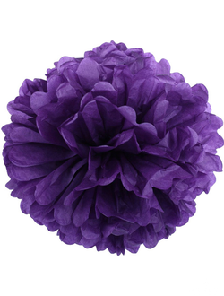 Помпон 30 см Фиолетовый