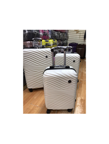 Комплект из 3х чемоданов Kaiwei abs S,M,L белый