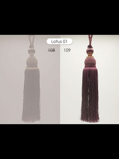 Lotus 01, серия Delisious Decor, 48 см. Кисти для штор оптом со склада